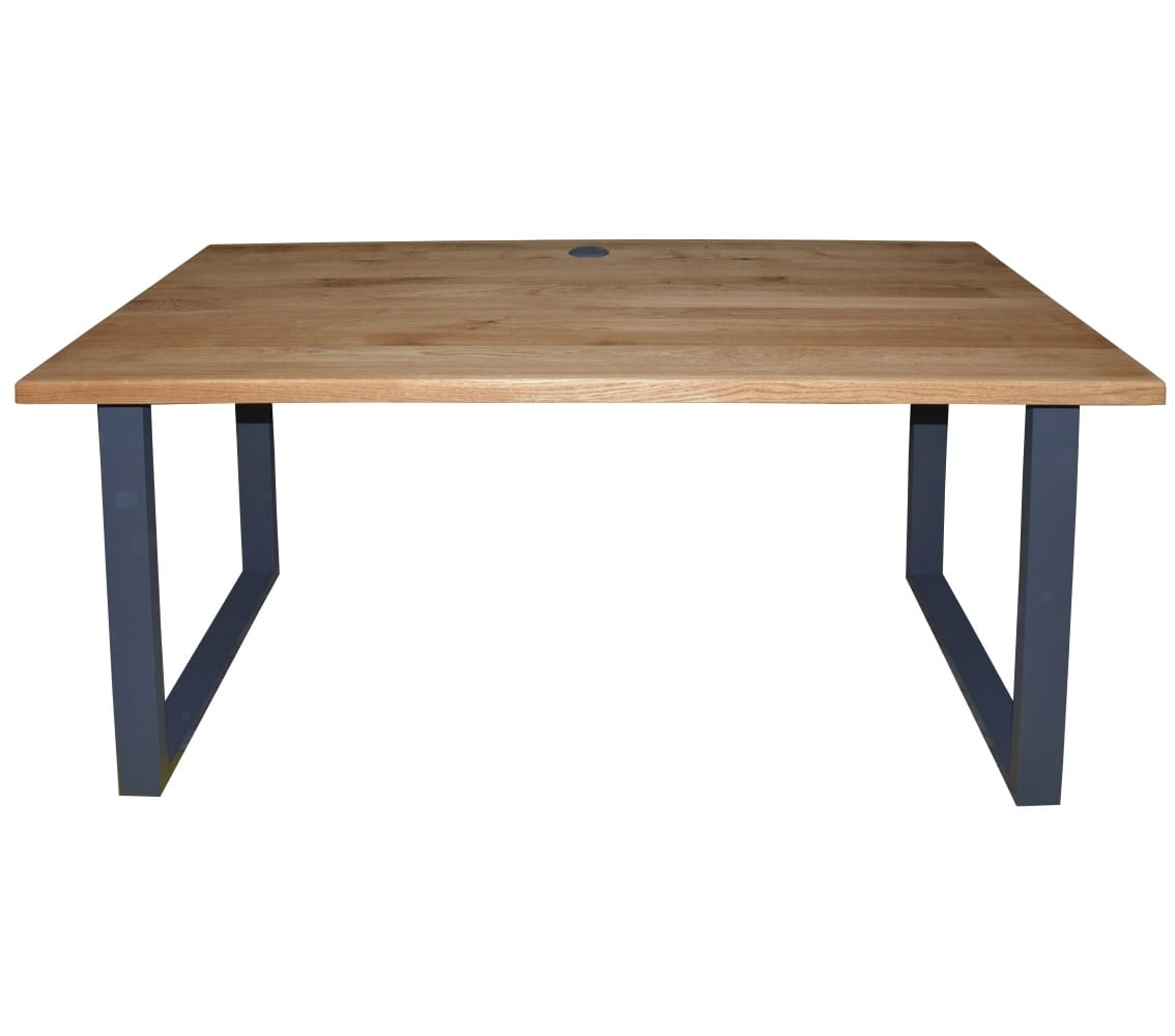 Galds ar metāla kājām 160x80