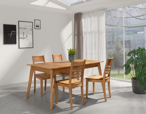 Clifton izvelkams ozolkoka galds 160(2×40)x90