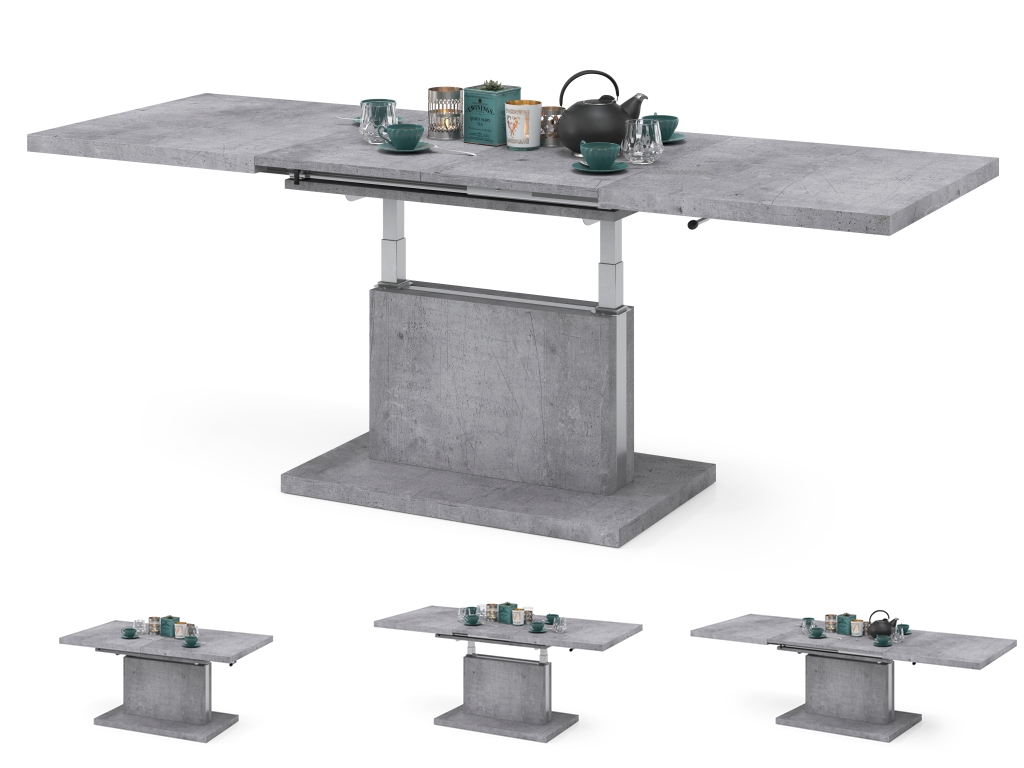Galds transformeris ASTON 120/80 Beton Millenium — изображение 2