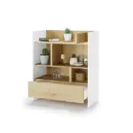 Lenart BED CONCEPT BC-25 Skapis bialy/dab artisan