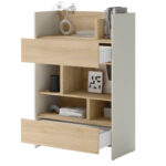 Lenart BED CONCEPT BC-26 Skapis kaszmir/dab nagano