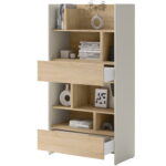 Lenart BED CONCEPT BC-28 Skapis kaszmir/dąb nagano