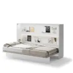 Lenart BED CONCEPT BC-05 - Horizontāla sienas gulta 120 - Balta