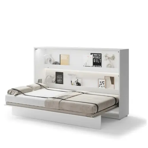 Lenart BED CONCEPT BC-05 — Horizontāla sienas gulta 120 — Бялый Полиск