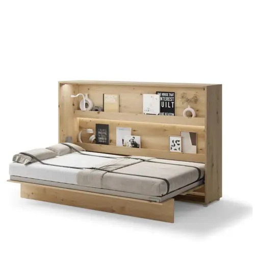 Lenart BED CONCEPT BC-05 – Horizontāla sienas gulta 120 – dab artisan