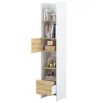 Lenart BED CONCEPT BC-23 Skapis - bialy/dab artisan