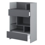Lenart BED CONCEPT BC-26 Skapis szary/grafit