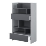 Lenart BED CONCEPT BC-27 Skapis szary/grafit