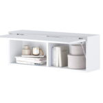 Lenart BED CONCEPT BC-29 Piekaramais plaukts - bialy polysk