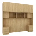 Gulta Sleep Varia Base 180 x 200 cm ar naktsgaldiņiem-eļļots ozols / eļļots ozols