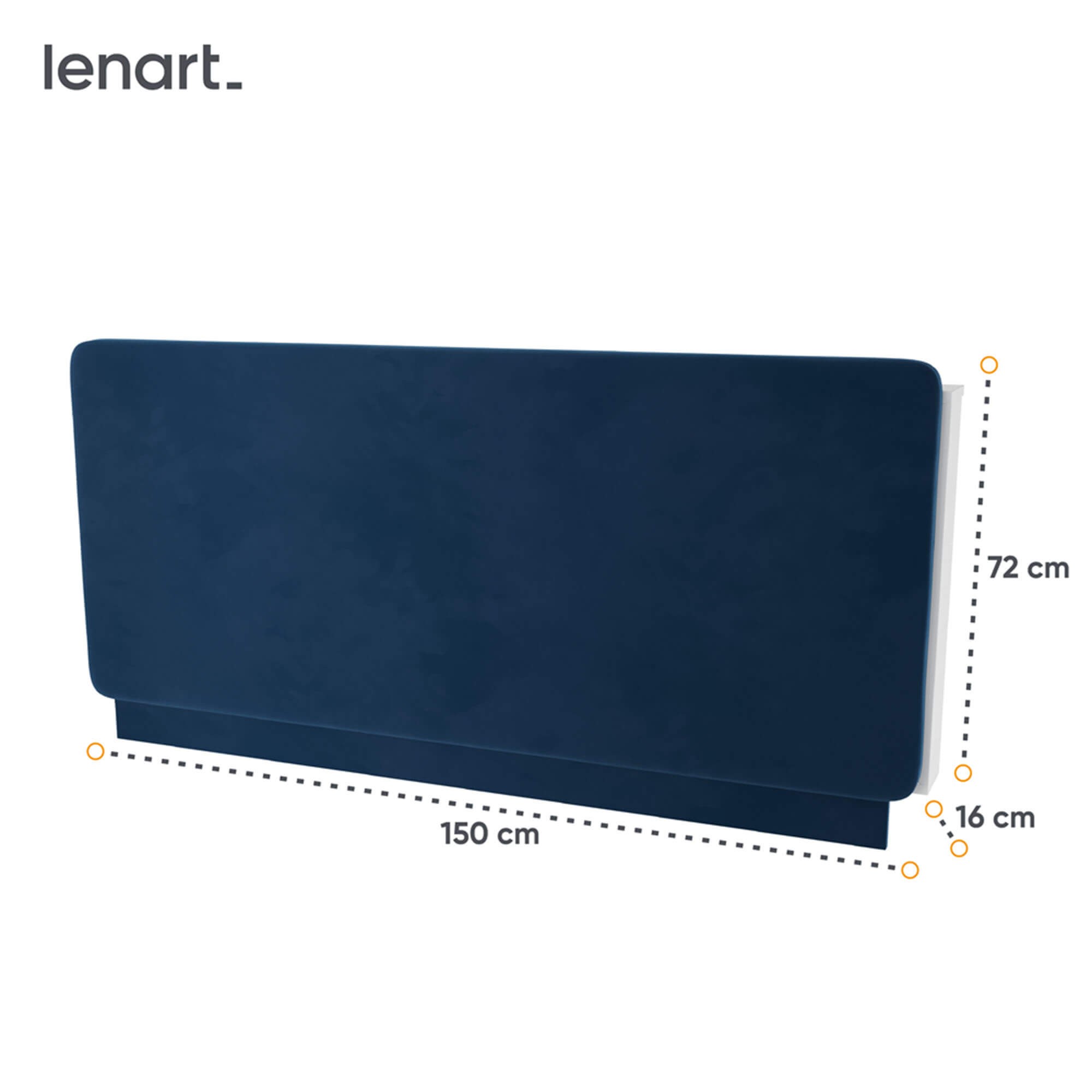 Lenart CONCEPT PRO CP-12-polsterēts galvas balsts 140 CP-01-granat SOLO 263 — 6 attēls