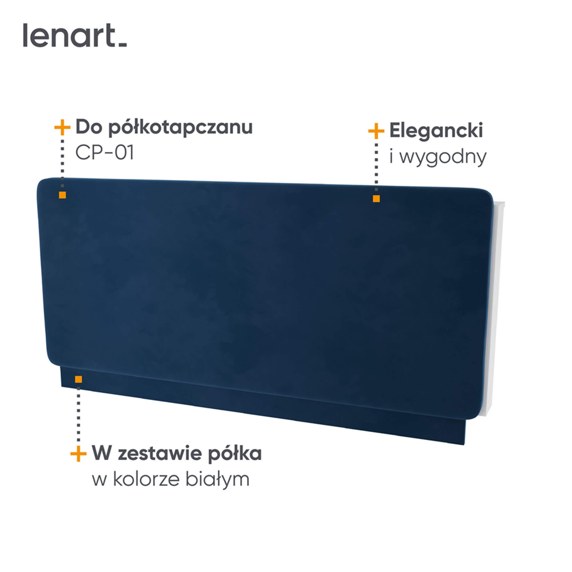Lenart CONCEPT PRO CP-12-polsterēts galvas balsts 140 CP-01-granat SOLO 263 — 7 attēls