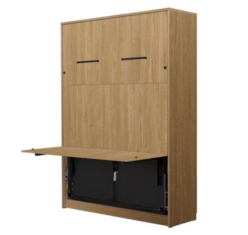 Vertikāla sienas gulta ar galdu GENIUS GS-P-V-B-120 – Dab Olejowany – New Elegance