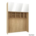 Gulta Sleep Varia Base 180 x 200 cm-eļļots ozols / Balts Spīdums