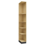 Plaukts SLEEP VARIA 30 cm, Kreisā puse - eļļots ozols / Grafīts