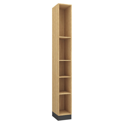 Plaukts SLEEP VARIA 30 cm ar atvērtu plauktu – eļļots ozols / Grafīts