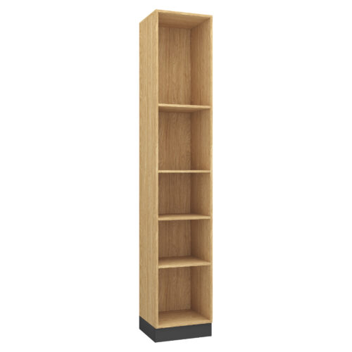 Plauts SLEEP VARIA 45 cm ar atvērtu plauktu – eļļots ozols / Grafīts