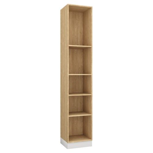 Plauts SLEEP VARIA 45 cm ar atvērtu plauktu – eļļots ozols / Balts Matēts