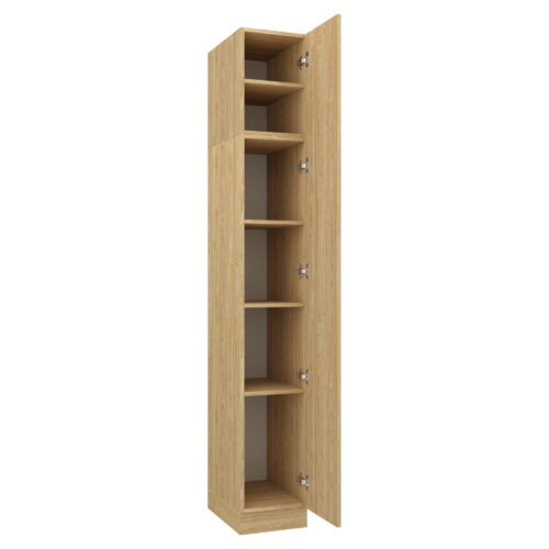 Drēbju skapis SLEEP VARIA 1d 35 cm ar plauktiem – Eļļots Ozols / Eļļots Ozols