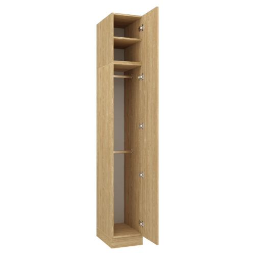 Viendurvju skapis SLEEP VARIA 35 cm plats ar pakaramiem – Eļļots Ozols / Eļļots Ozols