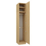 Skapis SLEEP VARIA 1D ar pakaramo un plauktu 45 cm – Eļļots Ozols / Eļļots Ozols