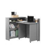Lenart WORK CONCEPT SLIM Rakstāmgalds 90 CW-02P szary