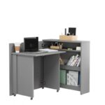 Lenart WORK CONCEPT SLIM Rakstāmgalds 90 CW-02L szary