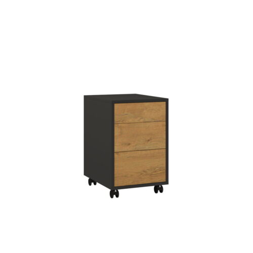 Containers GS-KN Czarny/Dab Lancelot GENIUS New Elegance