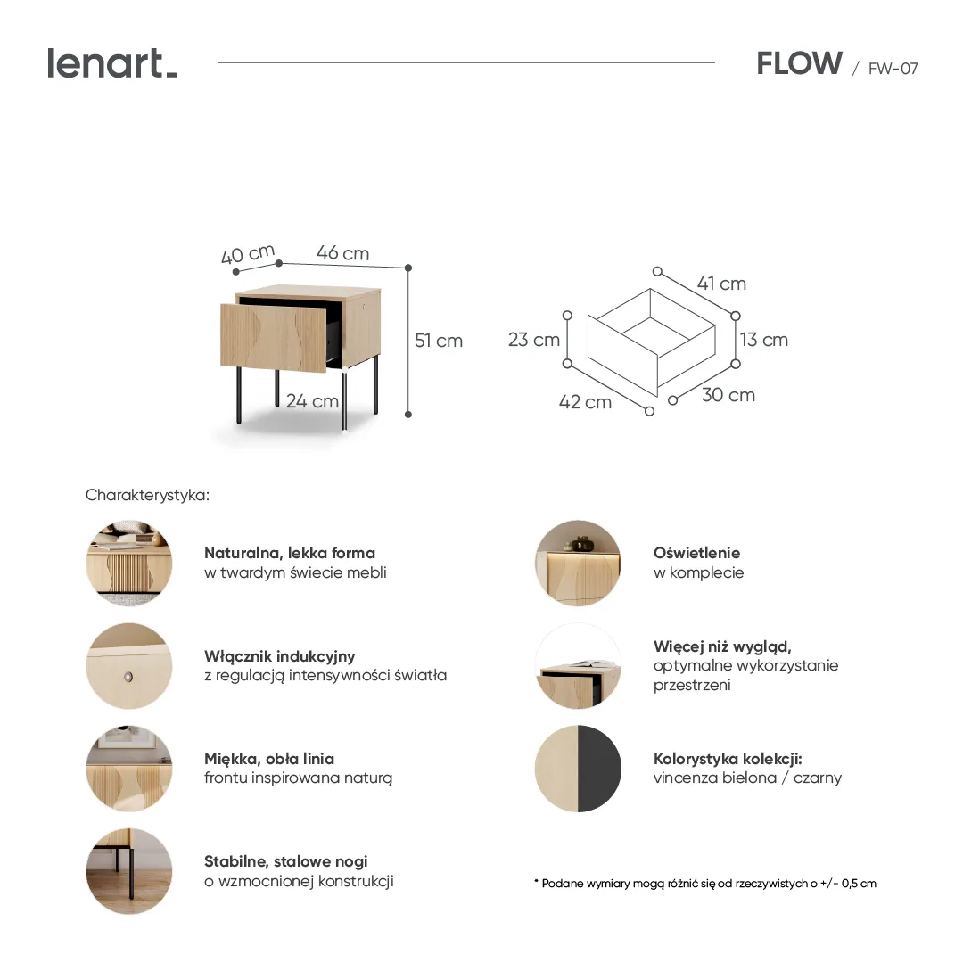 Naktsgaldiņš FLOW FW 07 Lenart — изображение 2