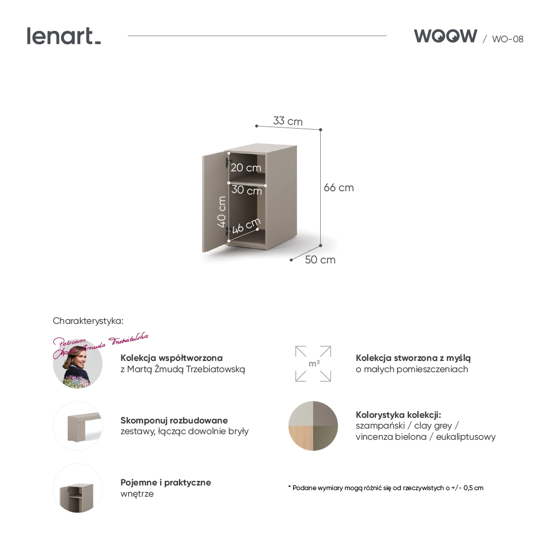 Skapītis WOOW WO 08 Lenart — изображение 7