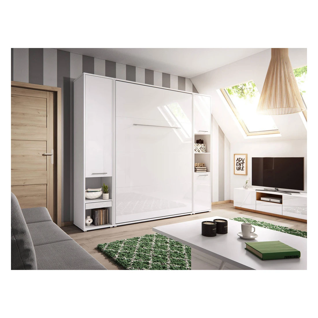Lenart CONCEPT PRO CP-02 120×200 bialy — 9 attēls