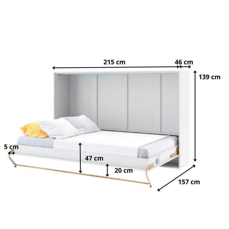 Lenart CONCEPT PRO CP-05 120×200 bialy polysk — 7 attēls