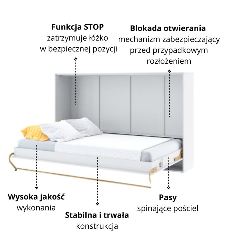 Lenart CONCEPT PRO CP-05 120×200 bialy polysk — 8 attēls