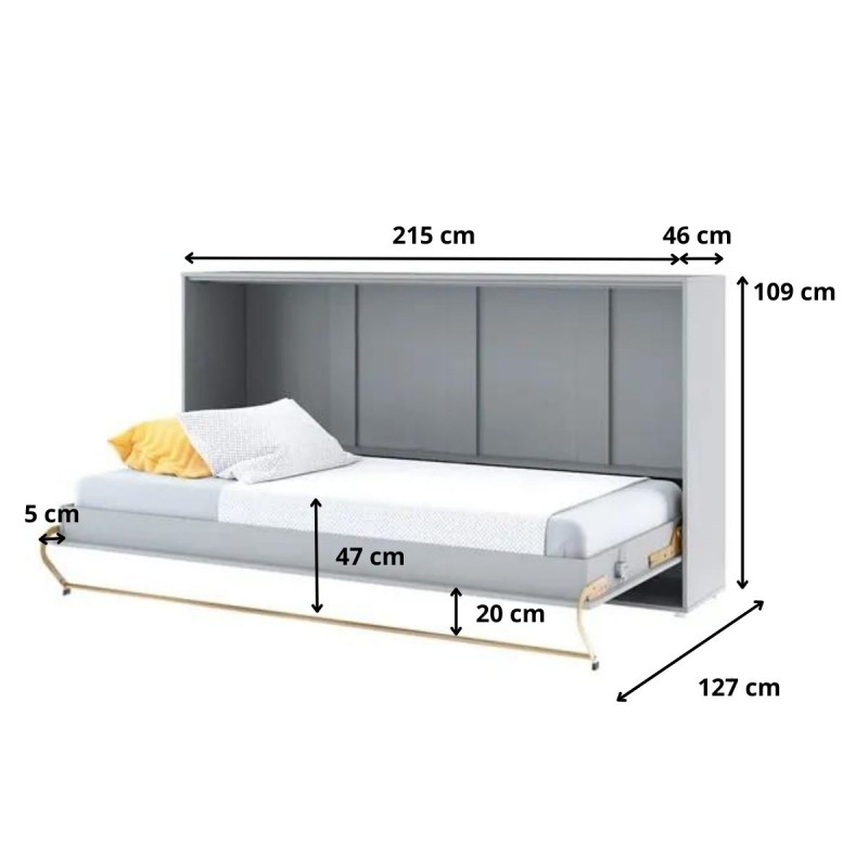 Lenart CONCEPT PRO CP-06 90×200 szary — 10 attēls