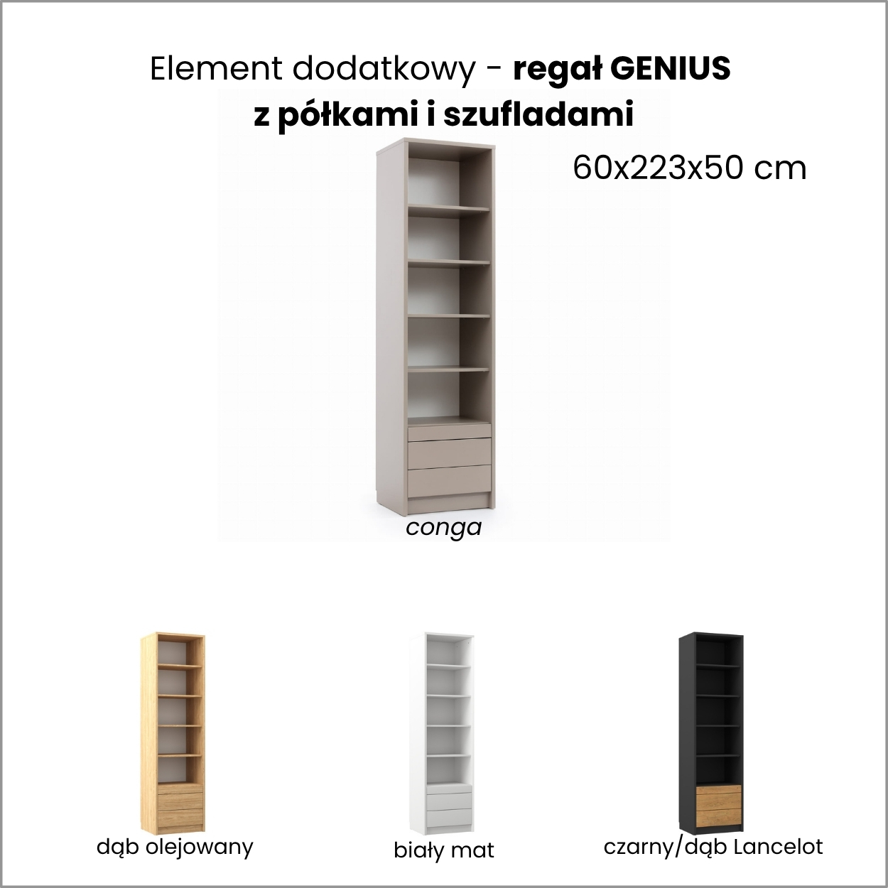 Vertikāla sienas gulta GENIUS GS-PV-140 Congo New Elegance — 13 attēls
