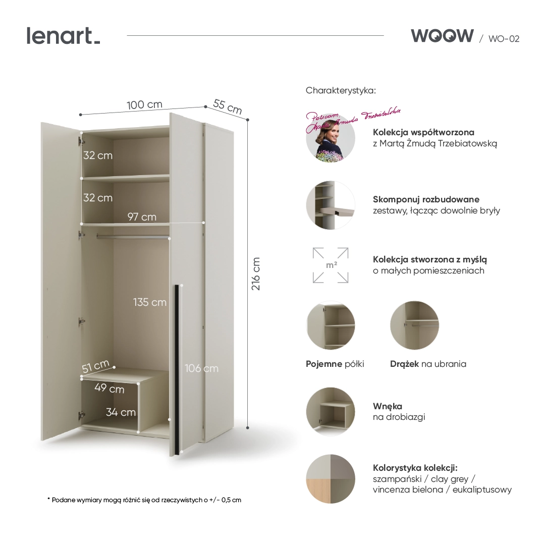 Skapis WOOW WO 02 Lenart — изображение 3