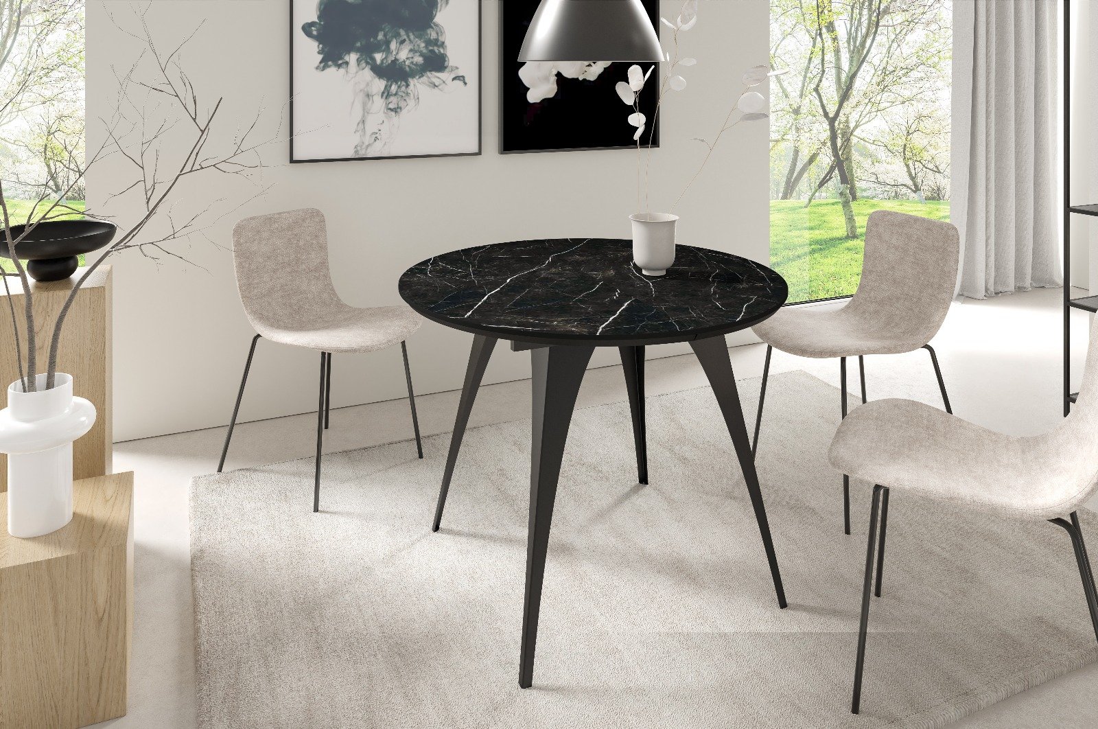 CARMINA 100 TABLE - kvarca sintēze